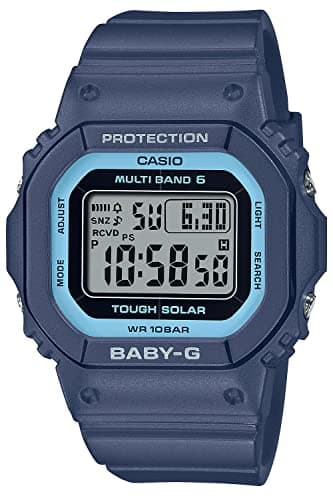 Image of Baby-G Casio Wrist Watch Radio Solar BGD-5650-2JF Women's Blue, Blue, Modern