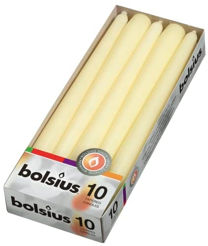 Image of Ivyline "Bolsius Tapered Dinner Candles , ""Ivory box 10""", 103600352205