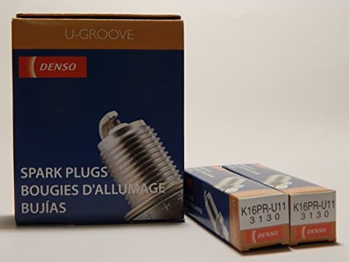 Image of 6 PCSNEW -- DENSO #3130 -- U-GROOVE - Standard Spark Plugs -- K16PR-U11