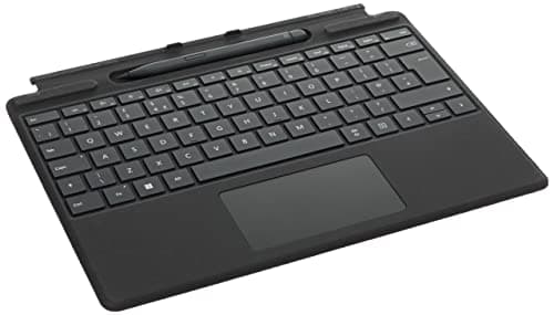 Image of Microsoft Surface Pro 9, 8 or X - Signature Type cover - Black - and Slim Pen 2 - Black - bundle