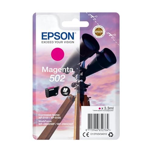 Image of Epson 502 Magenta Binoculars Genuine Ink Cartridge