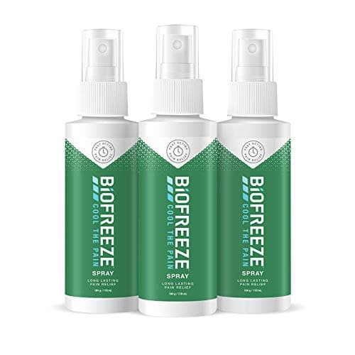 Image of Biofreeze Pain Relief Spray, 118ml X 3, Cooling Spray, Cyrotherapy, Muscle Pain, Joint Pain, Arthritis Pain Relief, Longer Lasting, Soothing Effect, Freeze Sprays, Pain and Fever