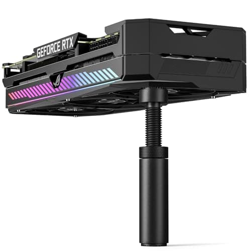 Image of upHere Gaming GPU Support Bracket, Adjustable Height Graphics Card Support with Magnet and Non-Slip Sheet, GPU Sag Bracket for Universal Video Card, 49-80mm(M), GB49K