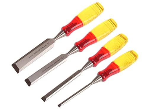 Image of M373 Bevel Edge Chisel Splitproof Handle Set, 4 Piece