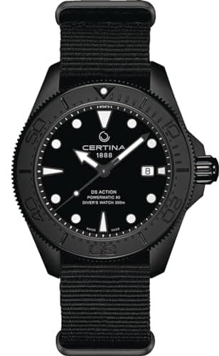 Image of Certina DS Action Diver Men's Black Watch C0326073805100