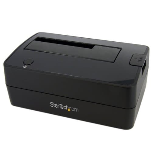 Image of StarTech.com Single Bay USB 3.0 to SATA Hard Drive Docking Station, USB 3.0 (5 Gbps) Hard Drive Dock, External 2.5/3.5" SATA I/II/III HDD/SSD Docking Station, Top-Loading Hard Drive Bay (SATDOCKU3S)