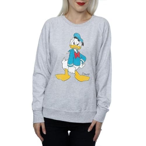 Image of Disney Women's Frozen Elsa Sketch Sweatshirt Small Heather Grey