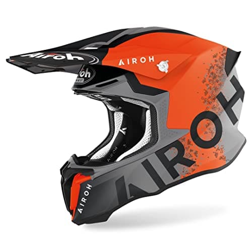 Image of Airoh Motorcycle Helmet Twist 2.0 Bit Orange Matt L