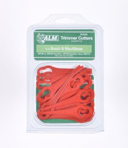 Image of ALM Bosch ART26 Plastic Trimmer Blades ART26 Accutrim BQ026 Pack of 20