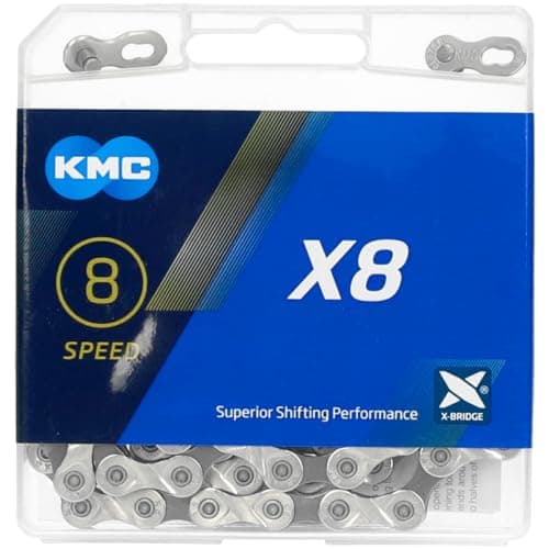 Image of KMC X8-93 - 8 Speed Silver/Grey Chain,114L