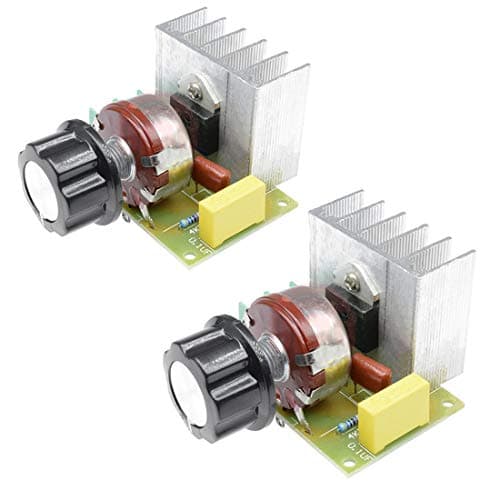 Image of Hailege 2pcs 3800W SCR Speed Controller AC Electric Voltage Regulator Dimming Temperature Silicon Controller Switch AC 220V