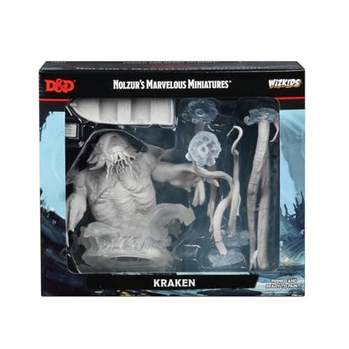 Image of WizKids Dungeons & Dragons D&D Nolzur's Marvelous Unpainted Miniatures Kraken Figure