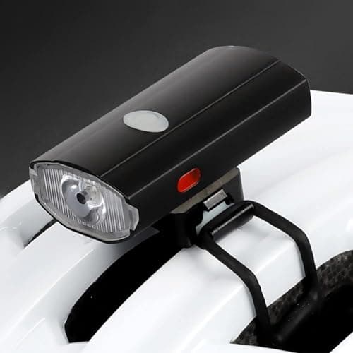 Image of Bike Helmet Light, LULUWA USB Rechargeable Cycling Headlight Waterproof Handlebar Bicycle Front Light & Rear Lights Dual Purpose for Mountain Road Kids Bikes