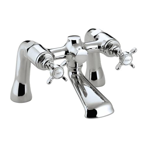 Image of Bristan N BF C CD 1901 Pillar Bath Filler - Chrome