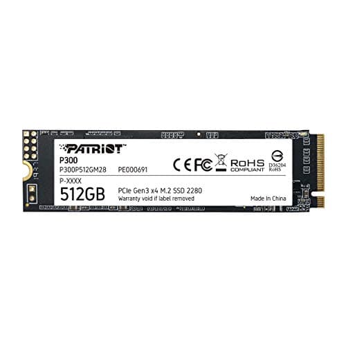 Image of Patriot Memory P300 M.2 Pcie Gen 3 x4 512GB low-power consumption SSD - P300P512GM28