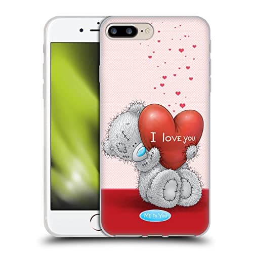 Image of Head Case Designs Officially Licensed Me To You I Love You Classic Tatty Teddy Gel Case [Military Grade Protection] Compatible with Apple iPhone 7 Plus/iPhone 8 Plus and Compatible with MagSafe