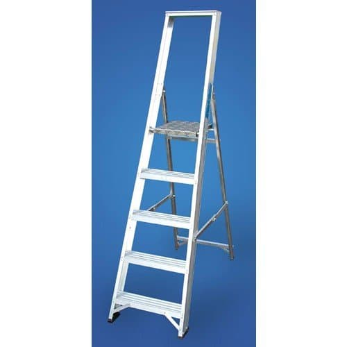 Image of Heavy Duty Platform Stepladders - 7 Tread