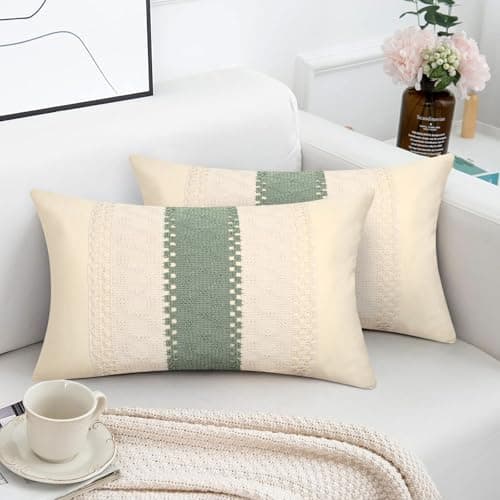 Image of DakTou 30x50 cushion covers Sage Green cushions covers