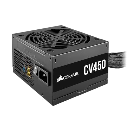 Image of Corsair CV450, CV Series, 80 PLUS Bronze Certified, 450 Watt Non-Modular Power Supply - Black