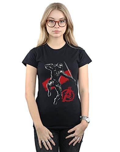 Image of Marvel Women's Avengers Endgame Mono Ronin T-Shirt Black Large