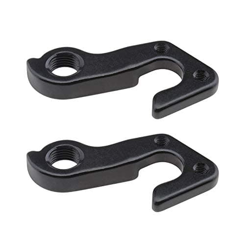 Image of Be In Your Mind 2pcs MTB Bicycle Rear Gear Mech Derailleur Hook Hanger Black Aluminum Tailhook Dropout Frame Adapter for Mountain Road Bike Cycling