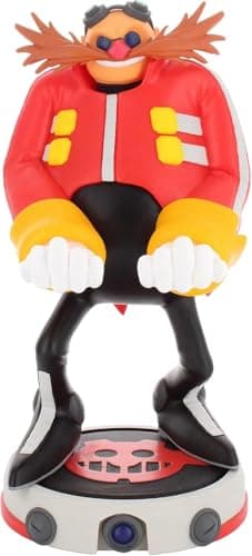 Image of Exquisite Gaming: Sonic The Hedgehog: Dr. Eggman - Cable Guys Original Controller & Phone Holder, Collectible Device Stand, Officially Licensed Figure