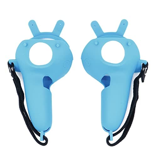 Image of Tiardey Touch Controller Grip Cover,Anti-Throw Handle Protecting Sleeve Accessories Adjustable Knuckle Strap For Oculus Quest 2 Handle - Black