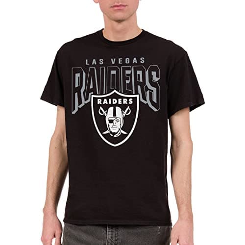 Image of Junk Food Clothing x NFL - Las Vegas Raiders Bold Logo Unisex Adult Fan Tee Black