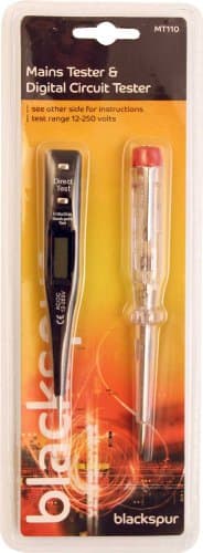 Image of Blackspur BB-MT110 Mains Tester and Digital Circuit Tester Set