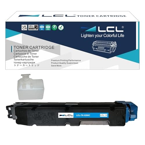Image of LCL TK-5280 Cyan Toner Cartridge Replacement for Kyocera TK5280 TK-5280 TK-5280C Replacement for Kyocera Ecosys P6235 P6235cdn M6235cidn M6635cidn (1 Pack)