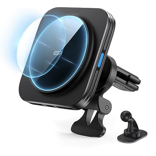Image of ESR for MagSafe Car Mount Charger[15W Fast Charging], Air Vent Dashboard Magnetic Phone Holder Car Wireless Charger for iPhone Air 17 Pro Max 16 15 14 Plus 13 12 Mini, Galaxy S25, MagSafe Accessories