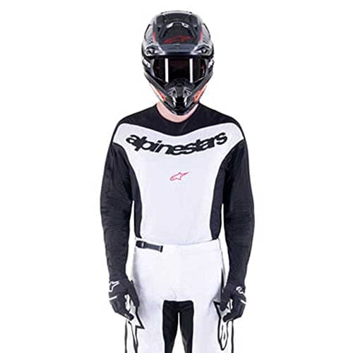 Image of Alpinestars 3762023-12-MD: Fluid Lurv Jersey Black/White Md