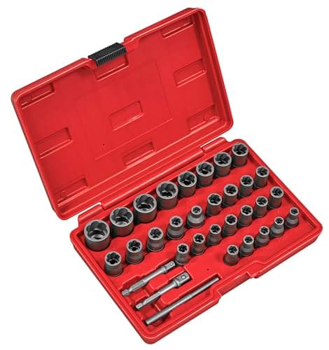 Image of Sealey Slim Design Bolt & Nut Extractor Set 32pc- AK8132