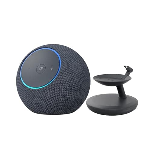Image of Amazon Echo Dot Max + Amazon Stand with USB-C charging ports for Echo Dot Max
