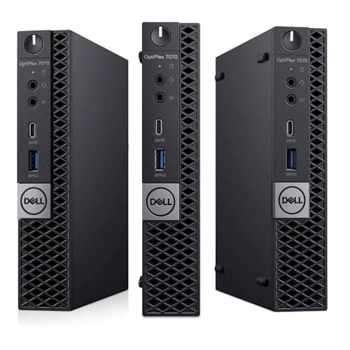 Image of Dell Optiplex 7070 Micro Mini Tiny PC Computer USFF i5-9500T Wi-Fi Bluetooth Windows 11 Pro (16GB - 512GB SSD)
