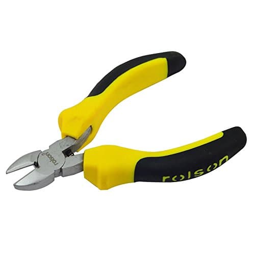Image of Rolson 21015 Mini Side Cutting Pliers, Yellow