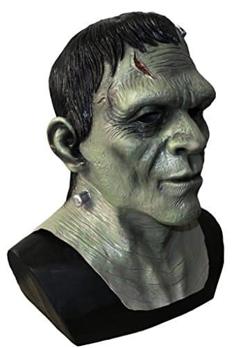 Image of Coopers Fancy Dress Deluxe Frankenstein Monster Mask Latex Boris Karloff Halloween Horror Fancy Mask