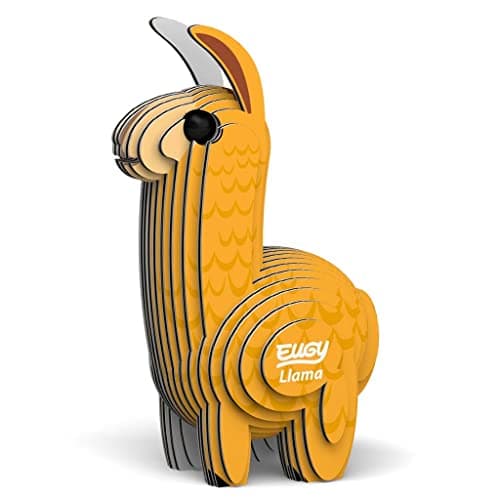 Image of EUGY Eco-Friendly 3D Paper Puzzle (Llama)