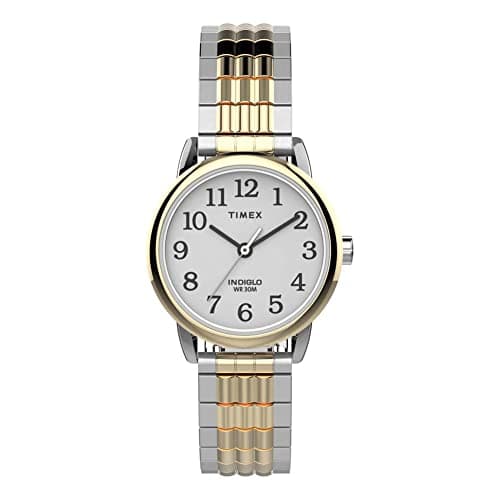 Image of Timex Easy Reader Women's 25mm Expansion Band Watch with Perfect Fit TW2V05900