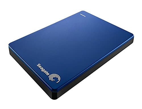 Image of Seagate 1 TB Backup Plus Slim USB 3.0 Portable 2.5 Inch External Hard Drive for PC and Mac with 2 Months Free Adobe Creative Cloud Photography Plan - Blue