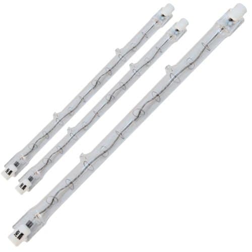 Image of BARGAINS-GALORE 2 X Replacement Halogen Heater Element Tubes - Bulbs 400W | 170Mm, 208Mm, 225Mm, Quartz | Set of 2 | Super Bright Bulb Tube | Long Lasting (225Mm)