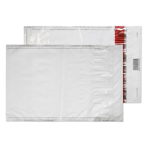 Image of Blake Purely Packaging C4 320 x 240 mm Polypost Security Polythene Mailing Bags (SE920/100) White - Pack of 100