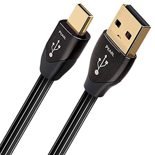 Image of Audioquest Pearl 1.5 m Micro-USB Cable, USB A Micro-USB B Male/Male USB Cable - Black (1.5 m, USB A, Micro-USB B, 2.0, Male/Male, Black).