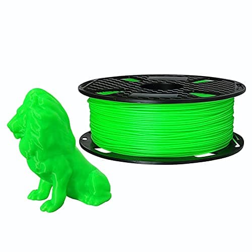 Image of PLA Max Pro Plus Green PLA Filament 1.75 mm 3D Printing Material 1KG 2.2LBS Spool Bright Fluorescent Green Color