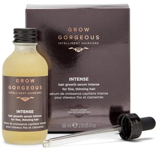 Image of Grow Gorgeous Hair Growth Serum Intense 60ml - Advanced Hair Thickening Treatment for Fuller, Stronger, Healthier Hair | Nourishing Ingredients for Fine & Thinning Hair | For Women & Men