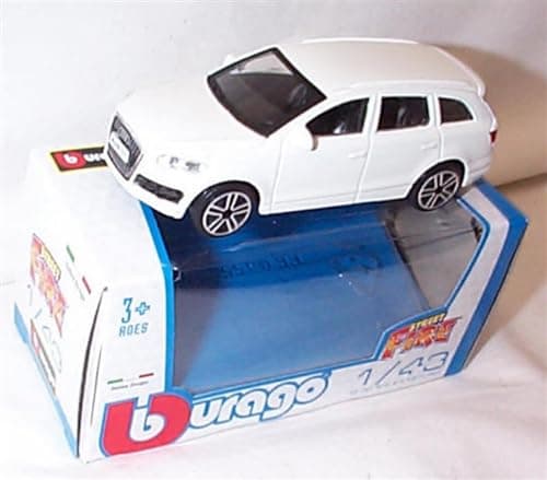 Image of Corgi Burago Street fire Audi-Q7 White car 1:43 scale Diecast model