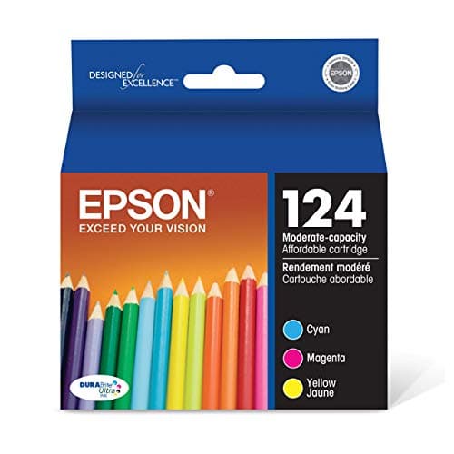 Image of Epson T124520 DURABrite Ultra Color Combo Pack Moderate Capacity Genuine Ink Cartridge