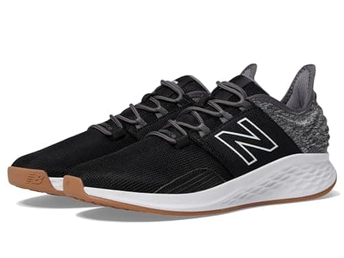 Image of New Balance Women's Fresh Foam ROAV V1 Running Shoe, Black/Gum, 6.5 UK Wide