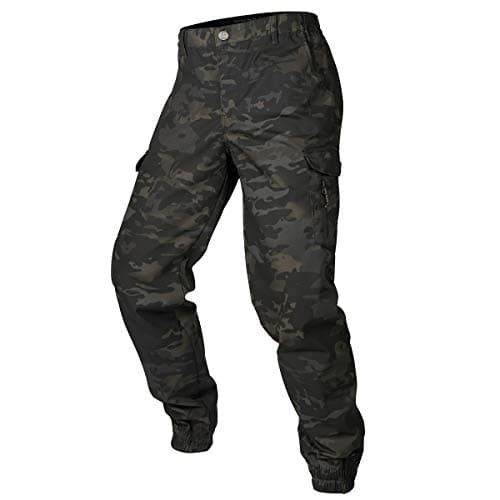 Image of CARWORNIC Men's Camouflage Tactical Pants Waterproof Lightweight Ripstop Outdoor Hiking Tapered Cargo Pants Casual Paintball Hunting Work Pants Multi Pocket Army Combat Trousers UCP COLOR EU 34 Tag XL