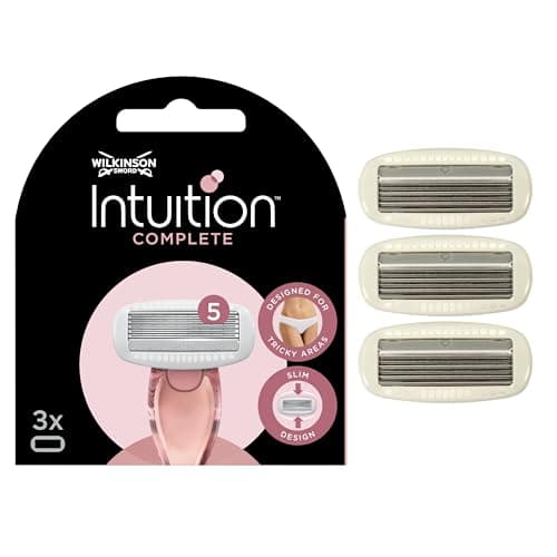 Image of WILKINSON SWORD - Intuition Complete For Women | Skin Protect Gel with Smooth Glide | Pack of 3 Razor Blade Refills